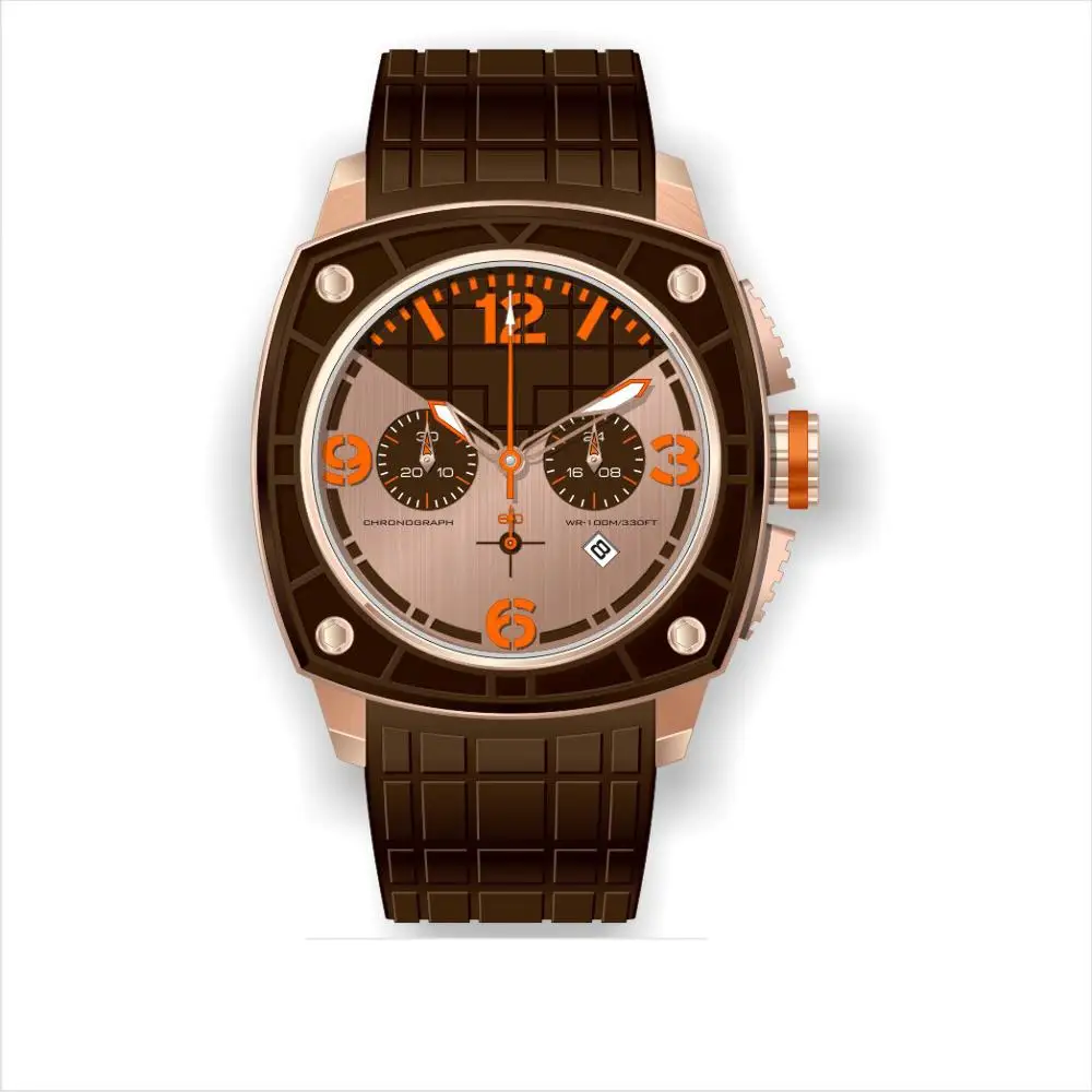 Chinese Manufacturer Fashion Style Quartz Watch Popular Brown Silicone Straps Watches Men Wrist, Customized colors
Chinese Manufacturer Fashion Style Quartz Watch Popular Brown Silicone Straps Watches Men Wrist, Customized colors