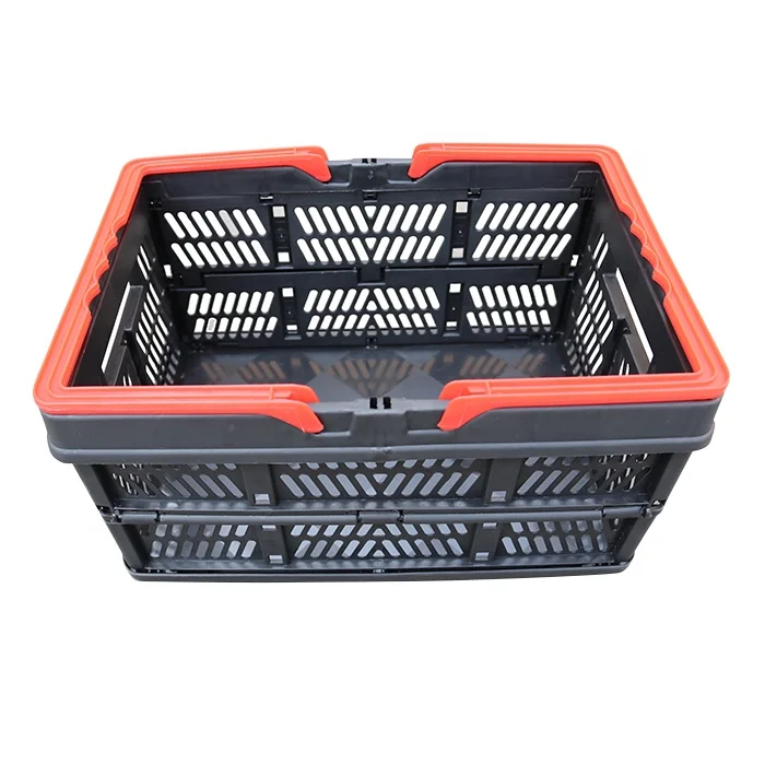 QS Cheap Reusable Vented Mesh Folding Plastic Shopping Storage Boxes Picnic Basket for Snacks Vegetables
QS Cheap Reusable Vented Mesh Folding Plastic Shopping Storage Boxes Picnic Basket for Snacks Vegetables