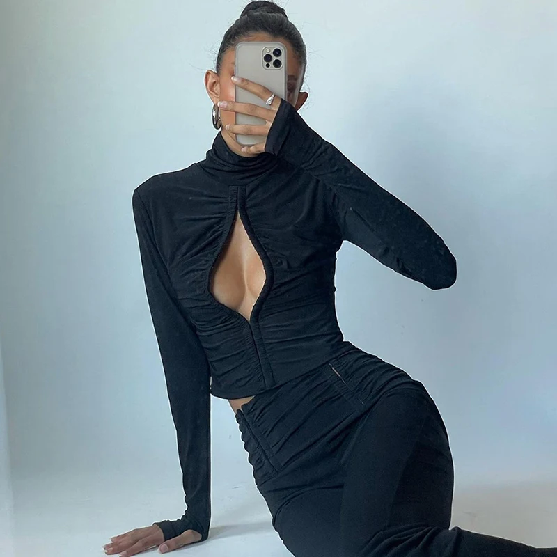 top sellers 2020 for amazon women winter gathering long sleeve crop top women turtleneck crop top women clothing, White/oem
top sellers 2020 for amazon women winter gathering long sleeve crop top women turtleneck crop top women clothing, White/oem