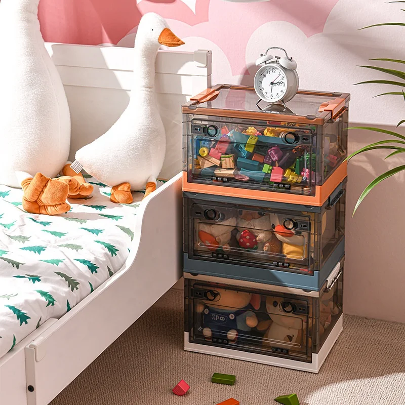 Stackable Toy Storage Box Household Multi-purpose Color Storage Box Plastic Thickened Folding Organizer Box
Stackable Toy Storage Box Household Multi-purpose Color Storage Box Plastic Thickened Folding Organizer Box