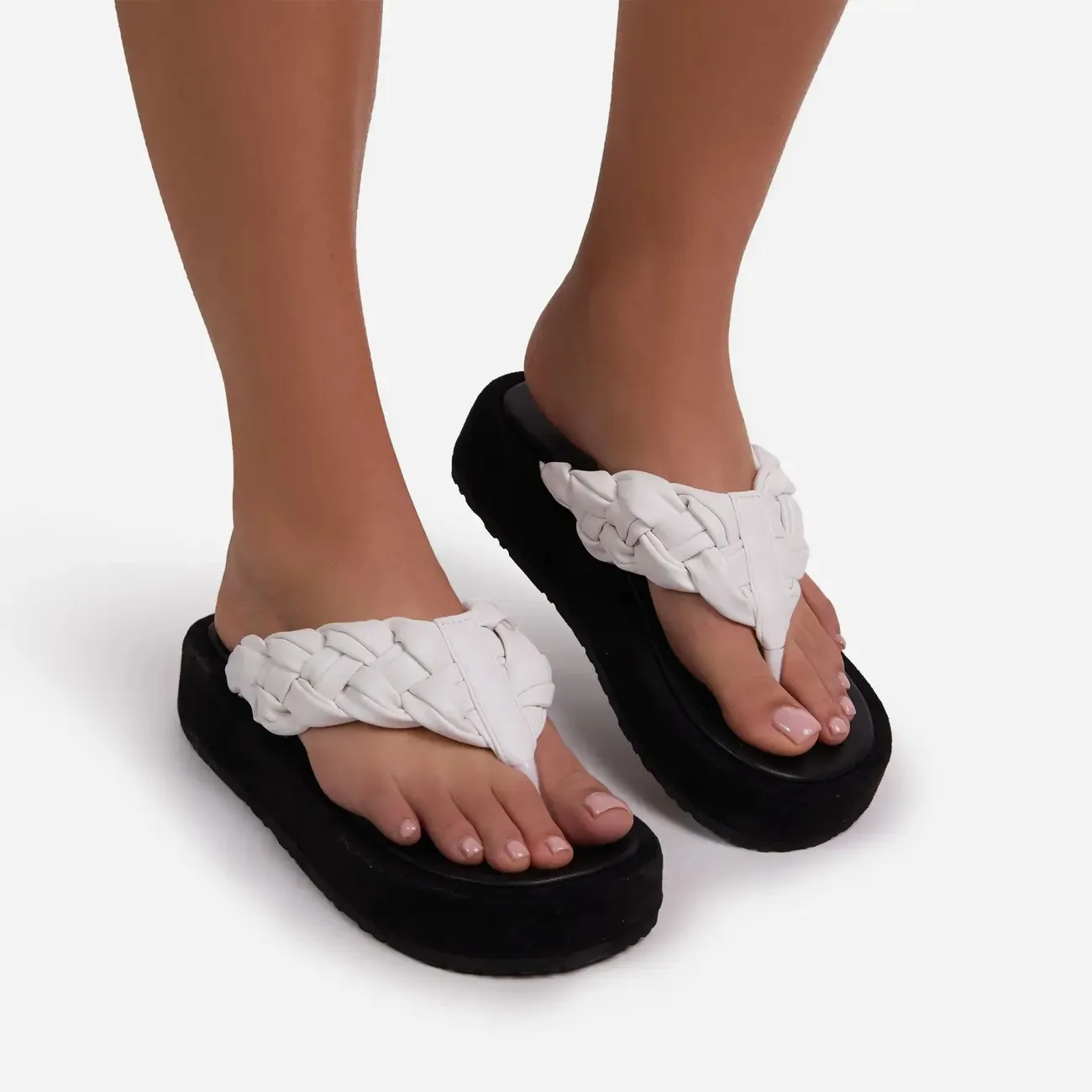 2021 new style woven soft leather Thick bottom slides sandals slippers summer flip-flops sandals slippers beach shoes For Women
2021 new style woven soft leather Thick bottom slides sandals slippers summer flip-flops sandals slippers beach shoes For Women