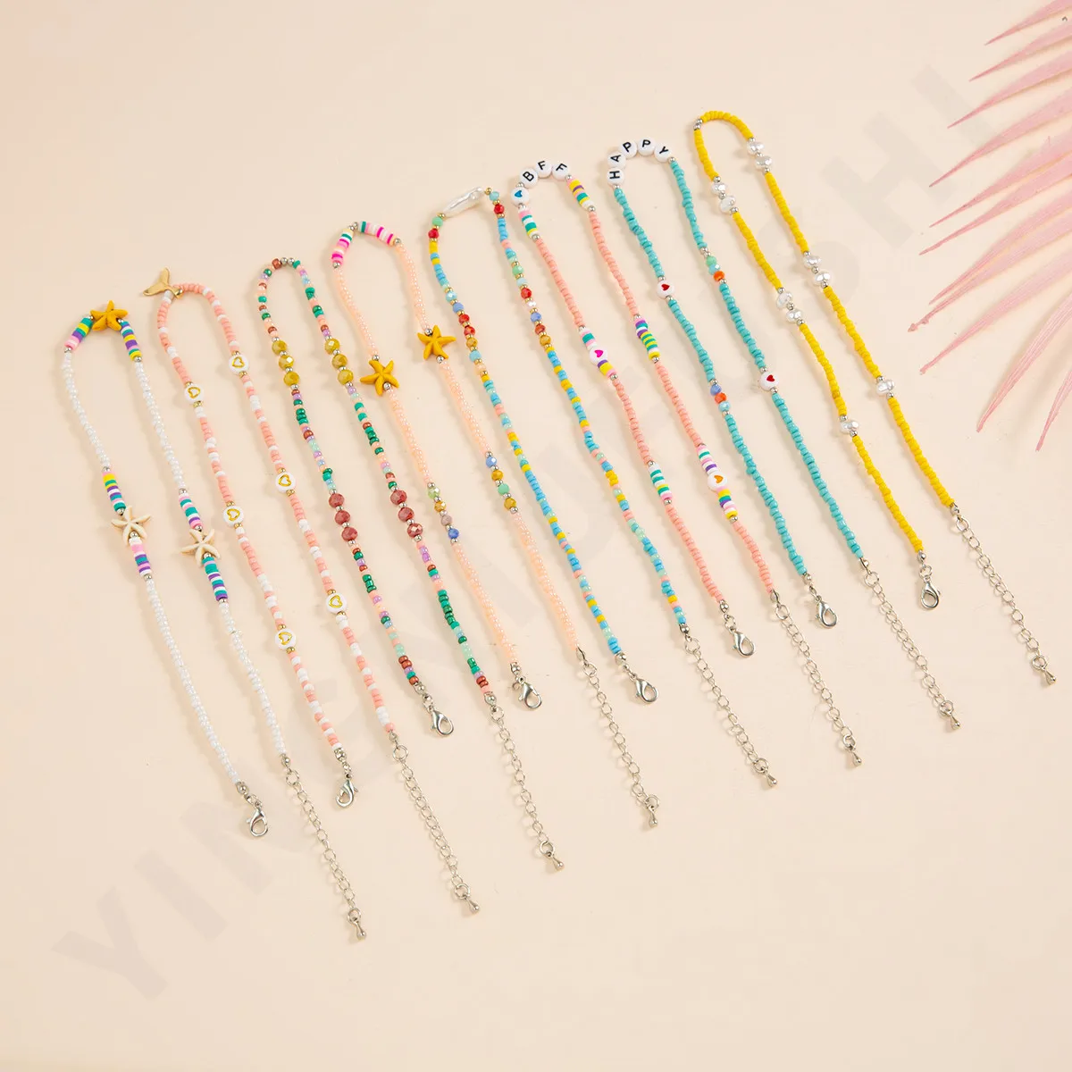 NUORO 2021 New Design Fashion Women Jewelry 8 Colorful Candy Neon Enamel Coffee Beaded Link Chain Rainbow Choker Necklace, Multicolor
NUORO 2021 New Design Fashion Women Jewelry 8 Colorful Candy Neon Enamel Coffee Beaded Link Chain Rainbow Choker Necklace, Multicolor