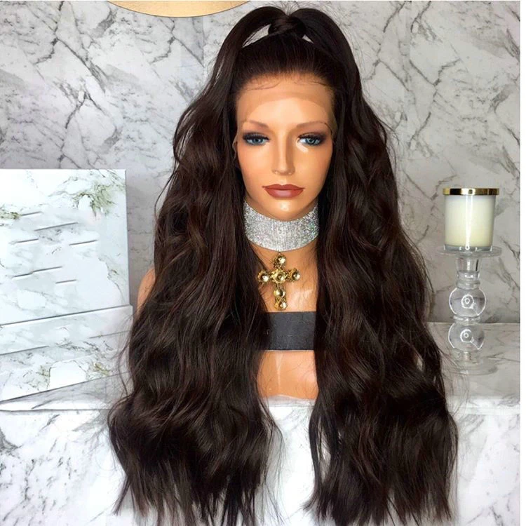 Body Wave Brazilian Virgin Human Hair Lace Front Wigs With Ponytail Brown Color Wigs Bleached Knots
Body Wave Brazilian Virgin Human Hair Lace Front Wigs With Ponytail Brown Color Wigs Bleached Knots