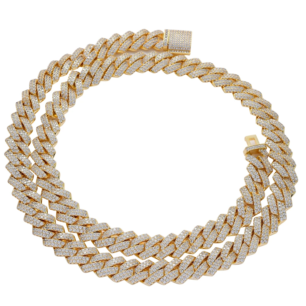 Iced Out Bling Bling Brass Cuban Link Chain Hip Hop Micro Pave Chain Necklace Jewelry For Men
Iced Out Bling Bling Brass Cuban Link Chain Hip Hop Micro Pave Chain Necklace Jewelry For Men