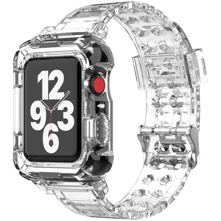 Durable TPU Sport Clear Crystal with Rugged Bumper Case Band For Apple iwatch Series SE/6/5/4/3 Strap
Durable TPU Sport Clear Crystal with Rugged Bumper Case Band For Apple iwatch Series SE/6/5/4/3 Strap