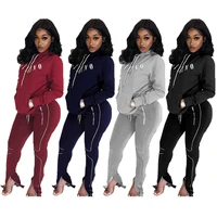 C91466 2020 women clothes Christmas solid color letter printing fashion full length zipper hoodies women two piece tracksuit set
C91466 2020 women clothes Christmas solid color letter printing fashion full length zipper hoodies women two piece tracksuit set