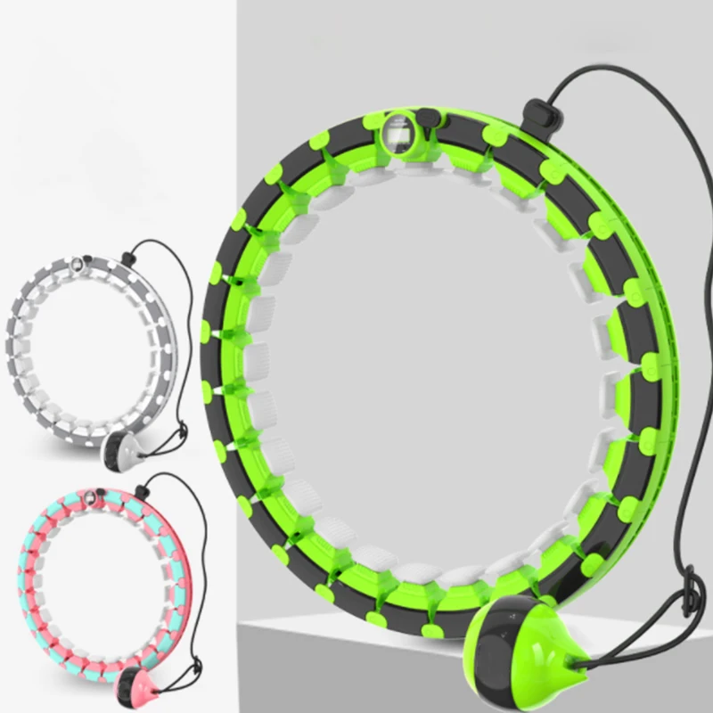 Auto-Spinning Adjustable Size Silicone Abs Exercise Hula Hoops Weighted Hula Smart Hoops Wieghted Hula Hoops, Pink,blue,gray,green
Auto-Spinning Adjustable Size Silicone Abs Exercise Hula Hoops Weighted Hula Smart Hoops Wieghted Hula Hoops, Pink,blue,gray,green