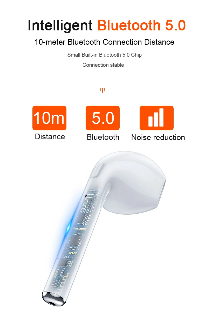 OEM/ODM wholesale noise cancelling waterproof mini portable 1:1 tws i200 tws wireless stereo earphone earbuds - ANKUX.COM