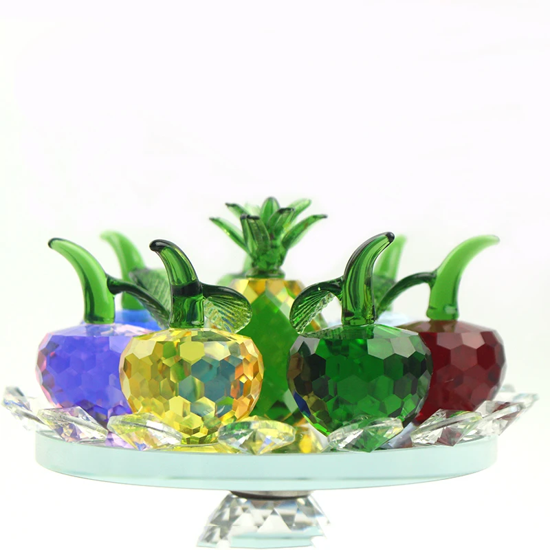 Artificial Crystallized Fruit Decor Crystal Fruit Plate Buy Crystal