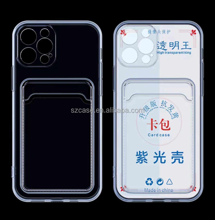 Factory Price 1.5mm Purple Light No Yellowing Card Slot Design Transparent TPU Mobile Phone Back Cover Case For Iphone Xs Max
Factory Price 1.5mm Purple Light No Yellowing Card Slot Design Transparent TPU Mobile Phone Back Cover Case For Iphone Xs Max