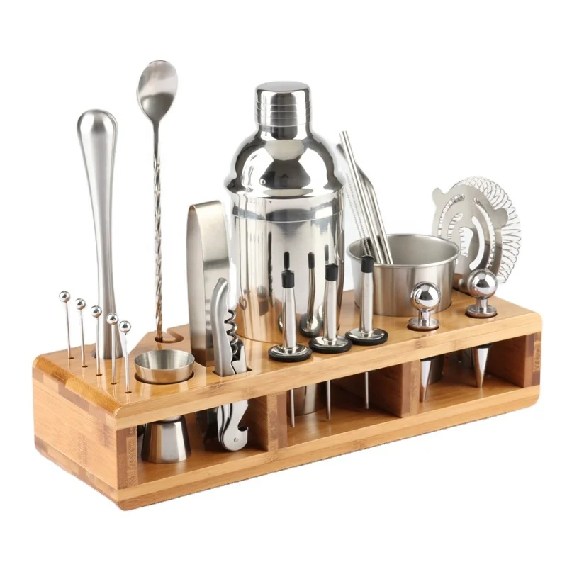 Complete 21-Pieces Bartender Kit, Premium Cocktail Bar Shaker Set , Stainless Steel Bar Tools /Bar Accessories
Complete 21-Pieces Bartender Kit, Premium Cocktail Bar Shaker Set , Stainless Steel Bar Tools /Bar Accessories
