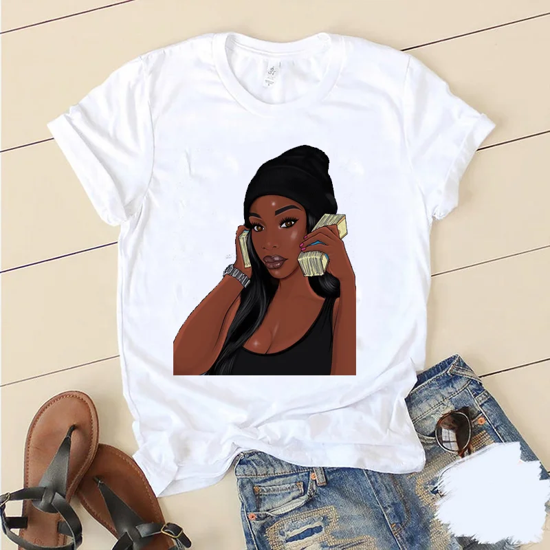 Wholesale Quality Printed Women Tshirt Custom Clothing Black Girl Make Money Not Friends Oversized Women T shirt, Black,white,gray,dark blue,red
Wholesale Quality Printed Women Tshirt Custom Clothing Black Girl Make Money Not Friends Oversized Women T shirt, Black,white,gray,dark blue,red