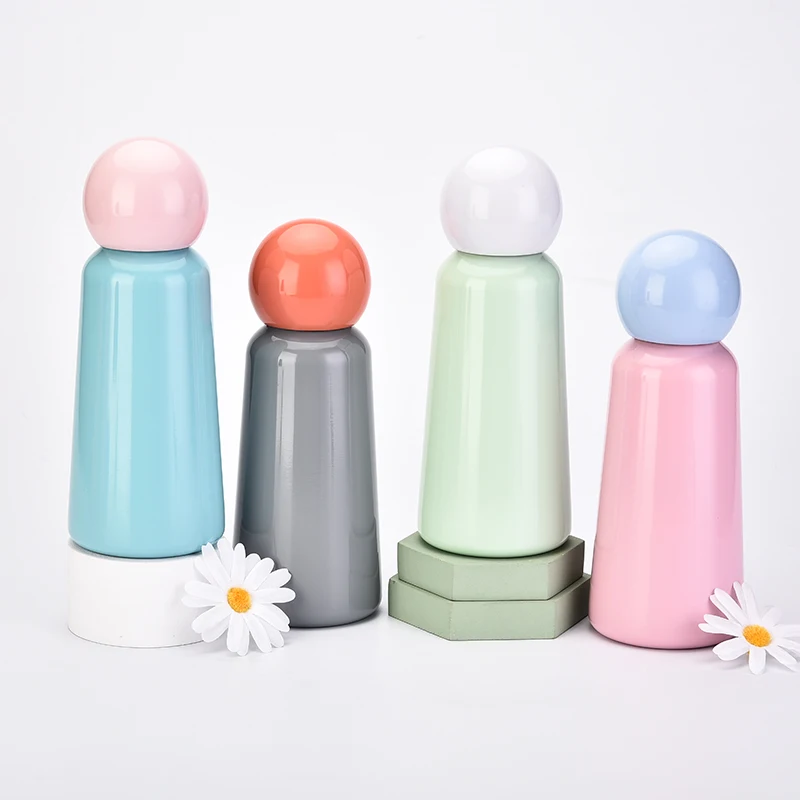 Mini sunny doll 350ml wholesale double wall vacuum stainless steel water bottle cute drinking cup colorful custom, Customized colors acceptable
Mini sunny doll 350ml wholesale double wall vacuum stainless steel water bottle cute drinking cup colorful custom, Customized colors acceptable