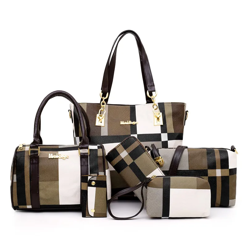 6 pcs Bag set luxury handbags for women crossbody shoulder bag leather purses tote clutch wallet
6 pcs Bag set luxury handbags for women crossbody shoulder bag leather purses tote clutch wallet