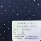 Navy 250gsm 190cm White Spot Greige 100% Organic Cotton Stocklot Single Knit Jersey Fabric For Clothing