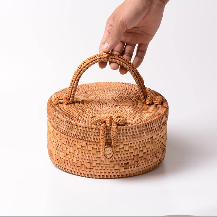 New fashion Island Hand Retro Woven Rattan Straw Bags Idyllic Woven hand-woven raffia bag
New fashion Island Hand Retro Woven Rattan Straw Bags Idyllic Woven hand-woven raffia bag