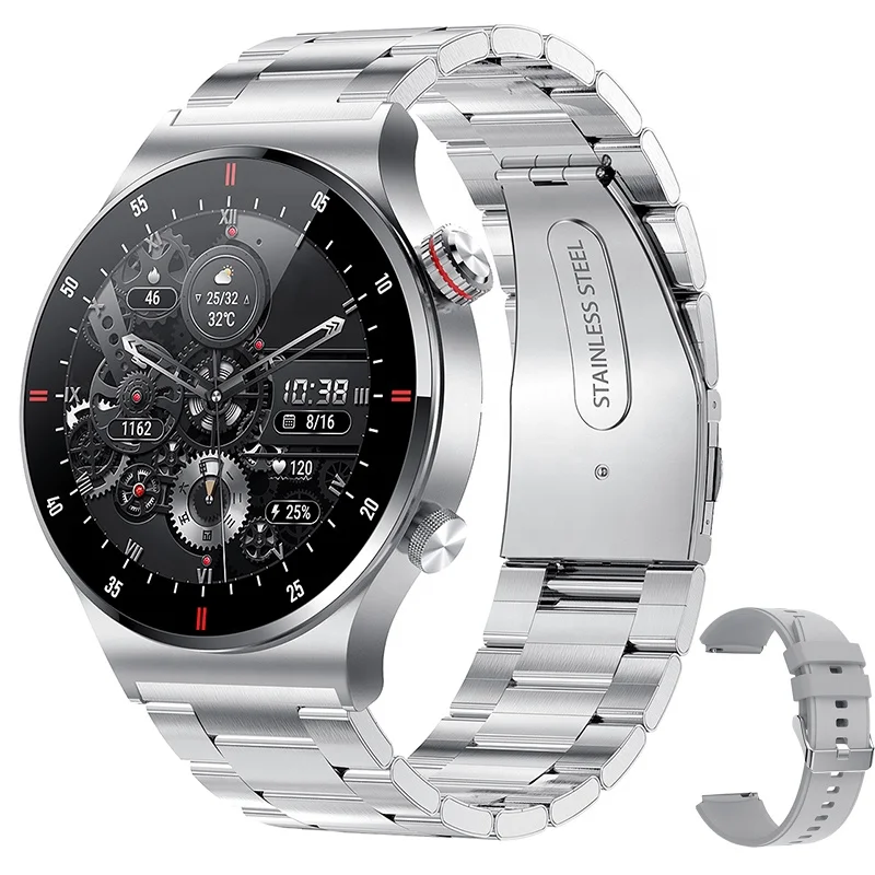 QW33 1.28 inch IPS Round Screen Smartwatch Fitness Tracker Bracelet Steel Smartwatch For Men Women
QW33 1.28 inch IPS Round Screen Smartwatch Fitness Tracker Bracelet Steel Smartwatch For Men Women