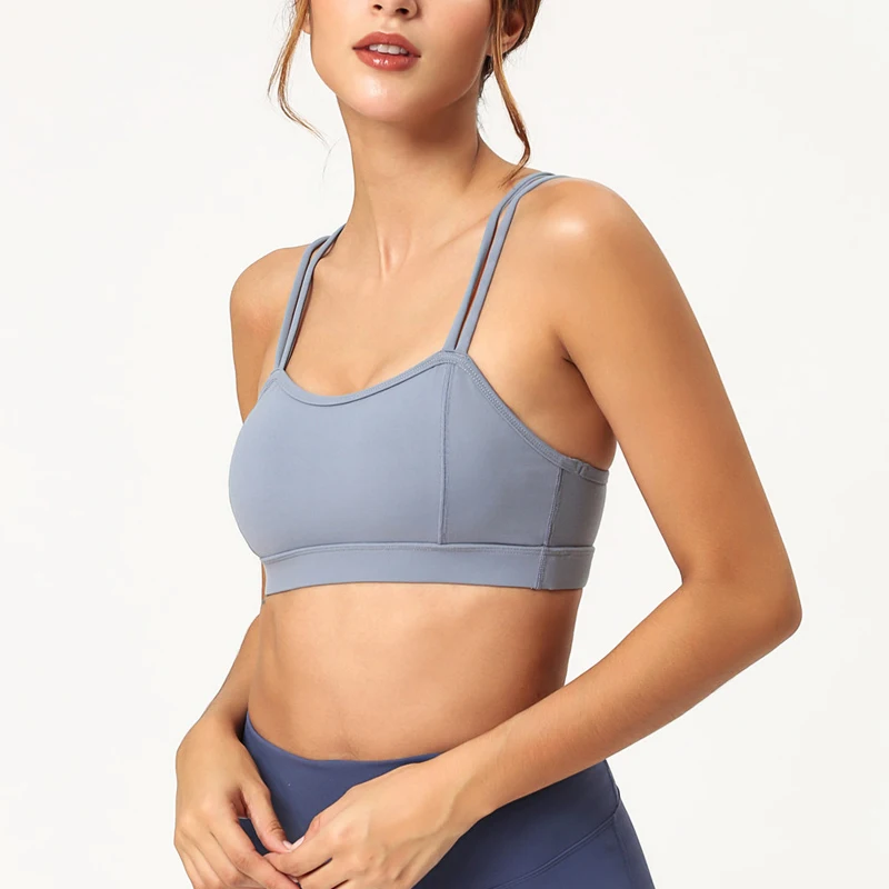 New Design Woman Workout Sports Bra Gym Wear Sports Underwear Top Women Sexy Open Back Strappy Yoga Bra
New Design Woman Workout Sports Bra Gym Wear Sports Underwear Top Women Sexy Open Back Strappy Yoga Bra