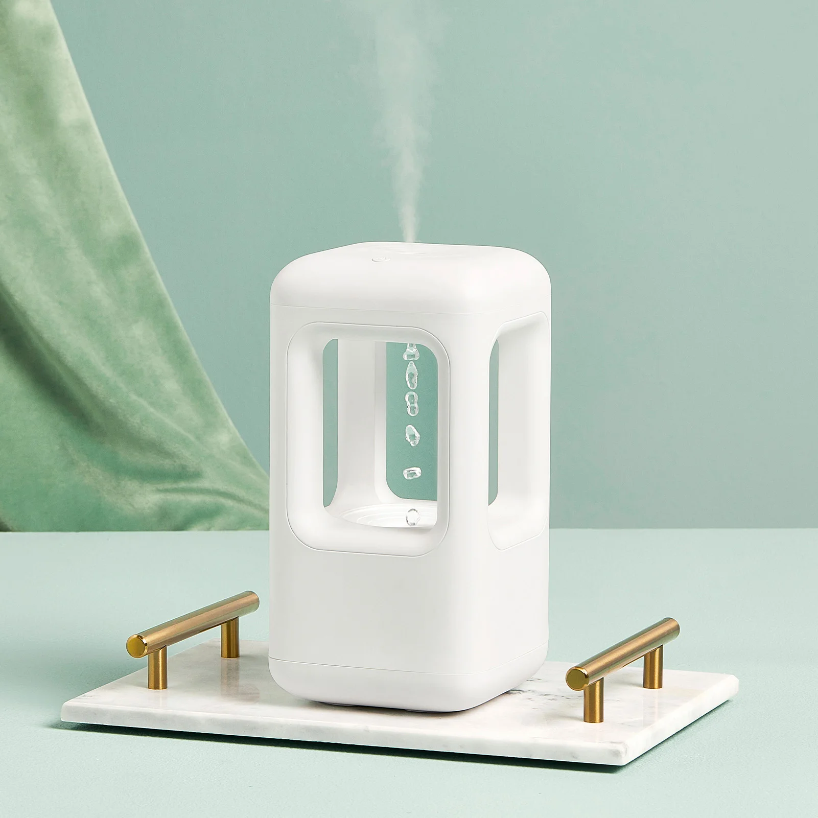 New home atmosphere lamp anti-gravity water droplet backflow humidifier creative black technology gift anti-gravity humidifier
New home atmosphere lamp anti-gravity water droplet backflow humidifier creative black technology gift anti-gravity humidifier