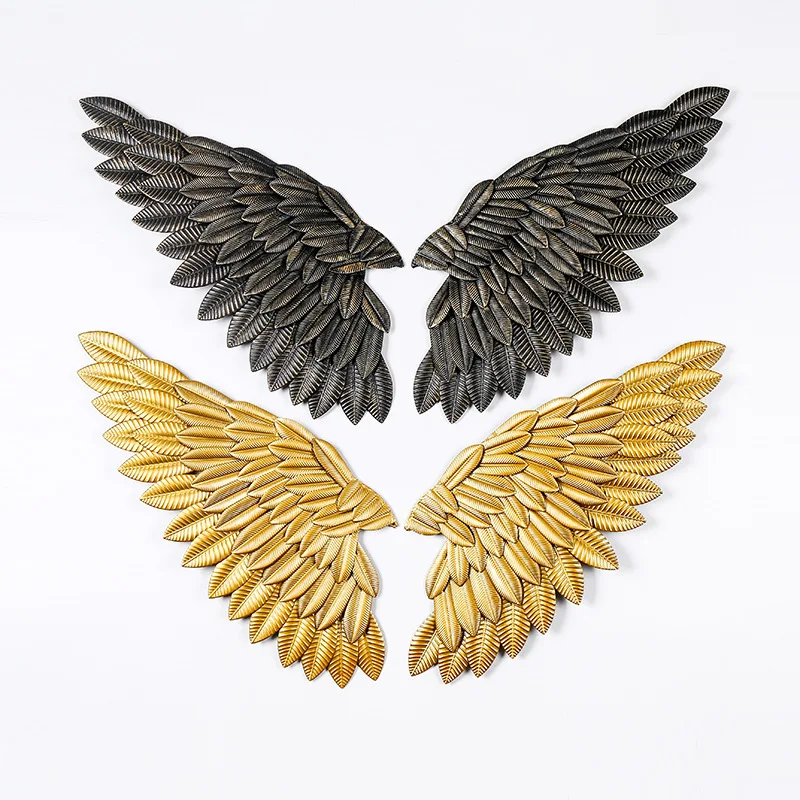 Exquisite Retro Industrial Style Metal Wall Decoration Golden Mini Angel Wings Bar And Restaurant Creative Decoration, Gold/black
Exquisite Retro Industrial Style Metal Wall Decoration Golden Mini Angel Wings Bar And Restaurant Creative Decoration, Gold/black
