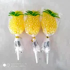 custom fruit shape pineapple lollipop hard candy manufacture