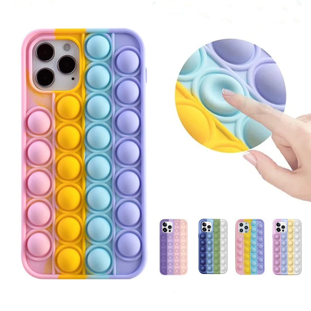 Girl Colorful Bubble Soft Rainbow Silicon Mobile Trending Waterproof Cute Pops It Phone Case For Iphone 13 12 11 Pro X Xs Xr 7 8 
Girl Colorful Bubble Soft Rainbow Silicon Mobile Trending Waterproof Cute Pops It Phone Case For Iphone 13 12 11 Pro X Xs Xr 7 8
