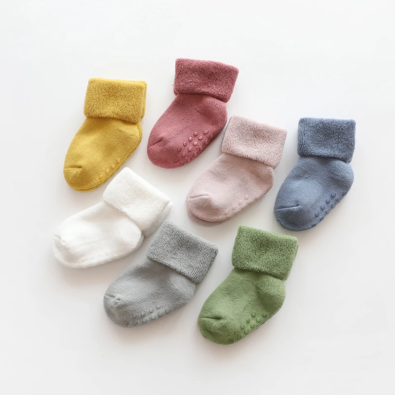 Custom Baby New Fashion Baby Winter Socks High Quality Warm Thick Socks 90% Cotton Solid Color Terry Socks Baby Dropshipping, 7 colors
Custom Baby New Fashion Baby Winter Socks High Quality Warm Thick Socks 90% Cotton Solid Color Terry Socks Baby Dropshipping, 7 colors