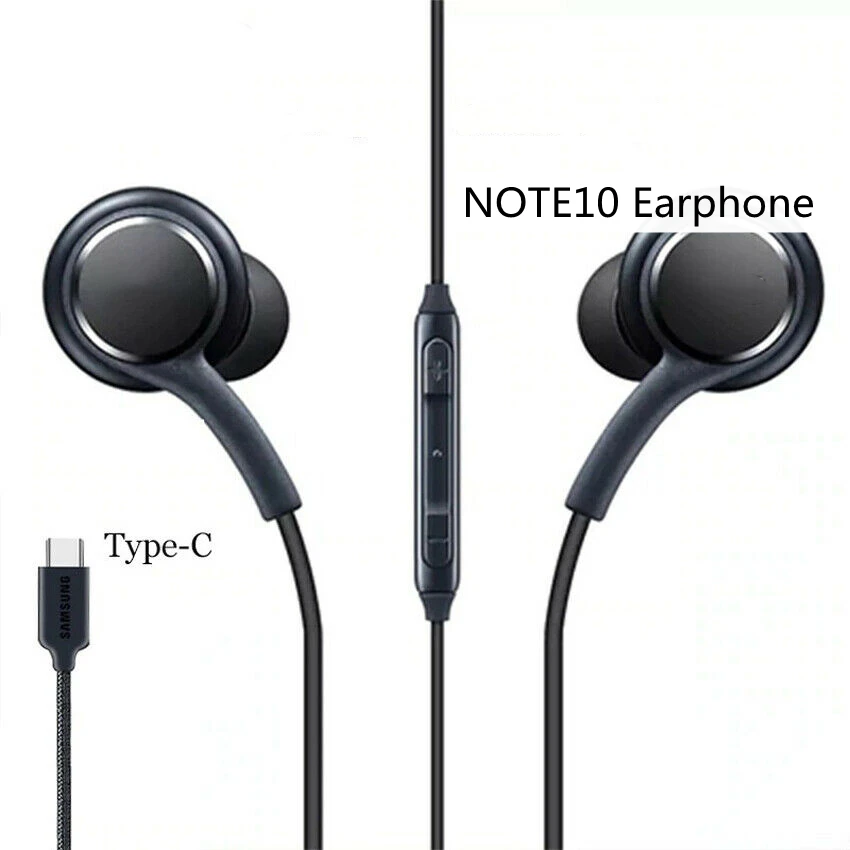 Original Earphone for Samsung S20 Type c Headphone for Samsung Note10 Microphone Wired Headset, White,black
Original Earphone for Samsung S20 Type c Headphone for Samsung Note10 Microphone Wired Headset, White,black