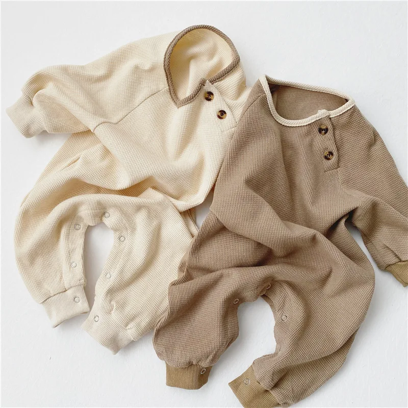 Cheap casual Waffle fabric autumn baby romper newborn baby clothes long sleeve romper jumpsuit, Customized color
Cheap casual Waffle fabric autumn baby romper newborn baby clothes long sleeve romper jumpsuit, Customized color