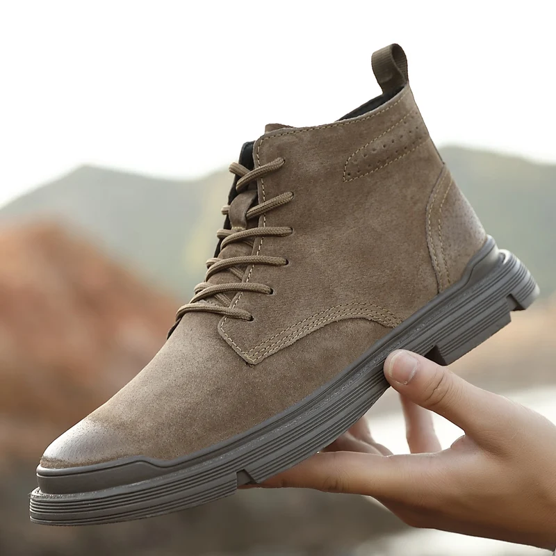 Lacing Leather Shoes Men Luxury Quality Aumento Caballeros Cow Leather Shoes Military high top Turkish Casual Leather Negras
Lacing Leather Shoes Men Luxury Quality Aumento Caballeros Cow Leather Shoes Military high top Turkish Casual Leather Negras