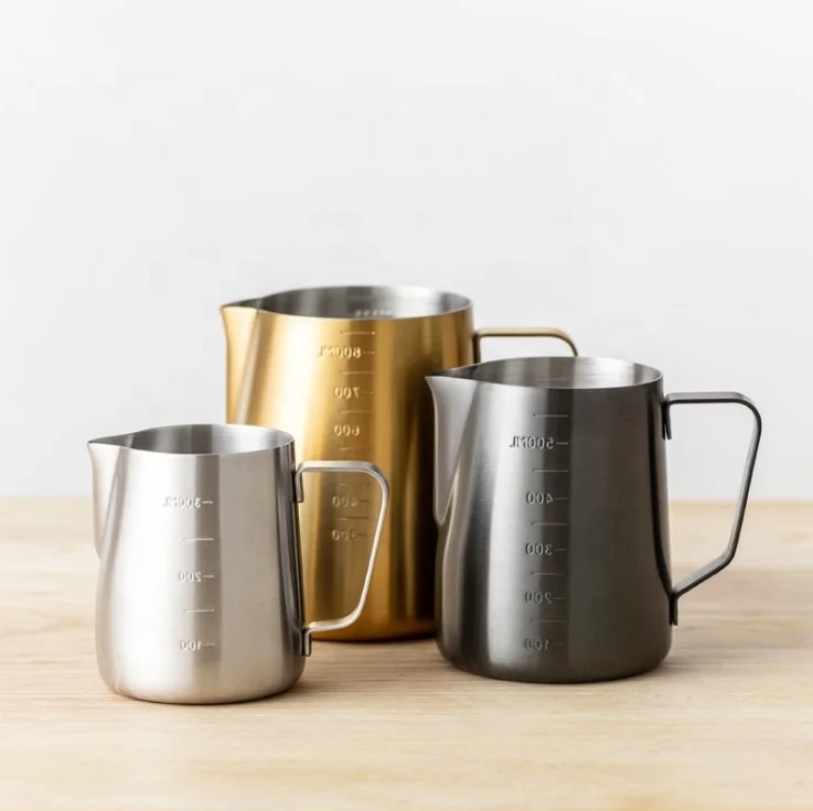 cappuccino milk frother,stainless steel milk frothing pitcher, Customized color
cappuccino milk frother,stainless steel milk frothing pitcher, Customized color