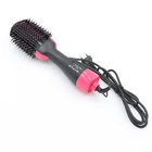 Portable plastic brush for dry hair straightening brush electric heating comb for home and salon