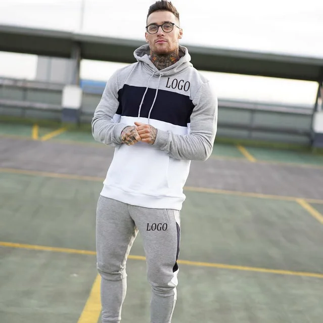 Foreign Trade Spring Autumn Sports Fitness Suit Mens Trend Stitching Sweater Slim Trousers Two Piece Cotton
Foreign Trade Spring Autumn Sports Fitness Suit Mens Trend Stitching Sweater Slim Trousers Two Piece Cotton