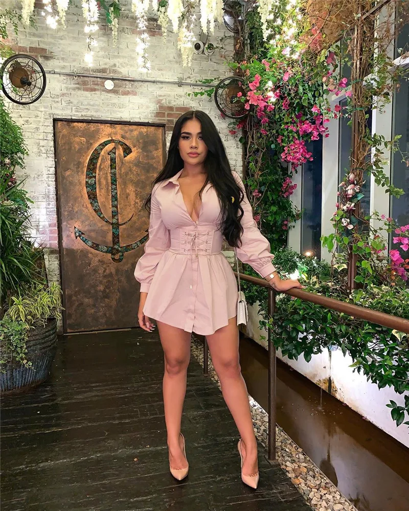 HQC-SUM595 Summer clothes blouses ladies pleated streetwear shirt bodycon dresses women with corset waist belt 
HQC-SUM595 Summer clothes blouses ladies pleated streetwear shirt bodycon dresses women with corset waist belt