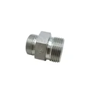 Stainless Steel Threaded Reducer Pipe 1c 1d Hydraulic Male Threaded Straight Reducer Pipe Fittings With Swivel Nut
