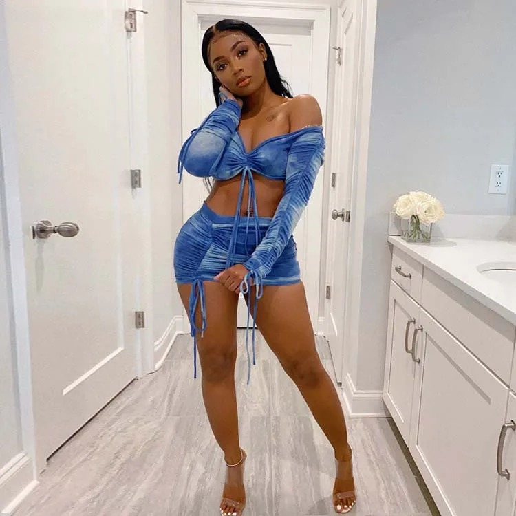 fashion boutique clothing Women summer sexy tie dye two piece skirt set womens clothing
fashion boutique clothing Women summer sexy tie dye two piece skirt set womens clothing