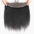 Beauty Stage Wholesale Full Cuticle Aligned Virgin Raw 13x4 Kinky Straight Brazilian Swiss Lace Frontal