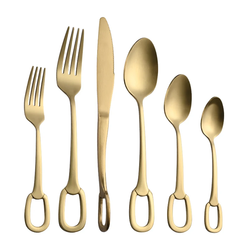 Factory Wholesale Gold Spoon And Fork Set Stainless Steel Gold Cutlery Silverware Wholesale
Factory Wholesale Gold Spoon And Fork Set Stainless Steel Gold Cutlery Silverware Wholesale