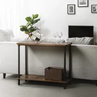 Wholesale Simple Design French Country Console Table Metal Frame Wood Couch Hall Stand Bench Seat