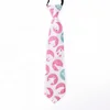 PGTE0700 New handmade children cartoon tie cotton causal style rubber band tie kid necktie