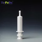 custom printing 60ml veterinary disposable plastic animal injection syringe