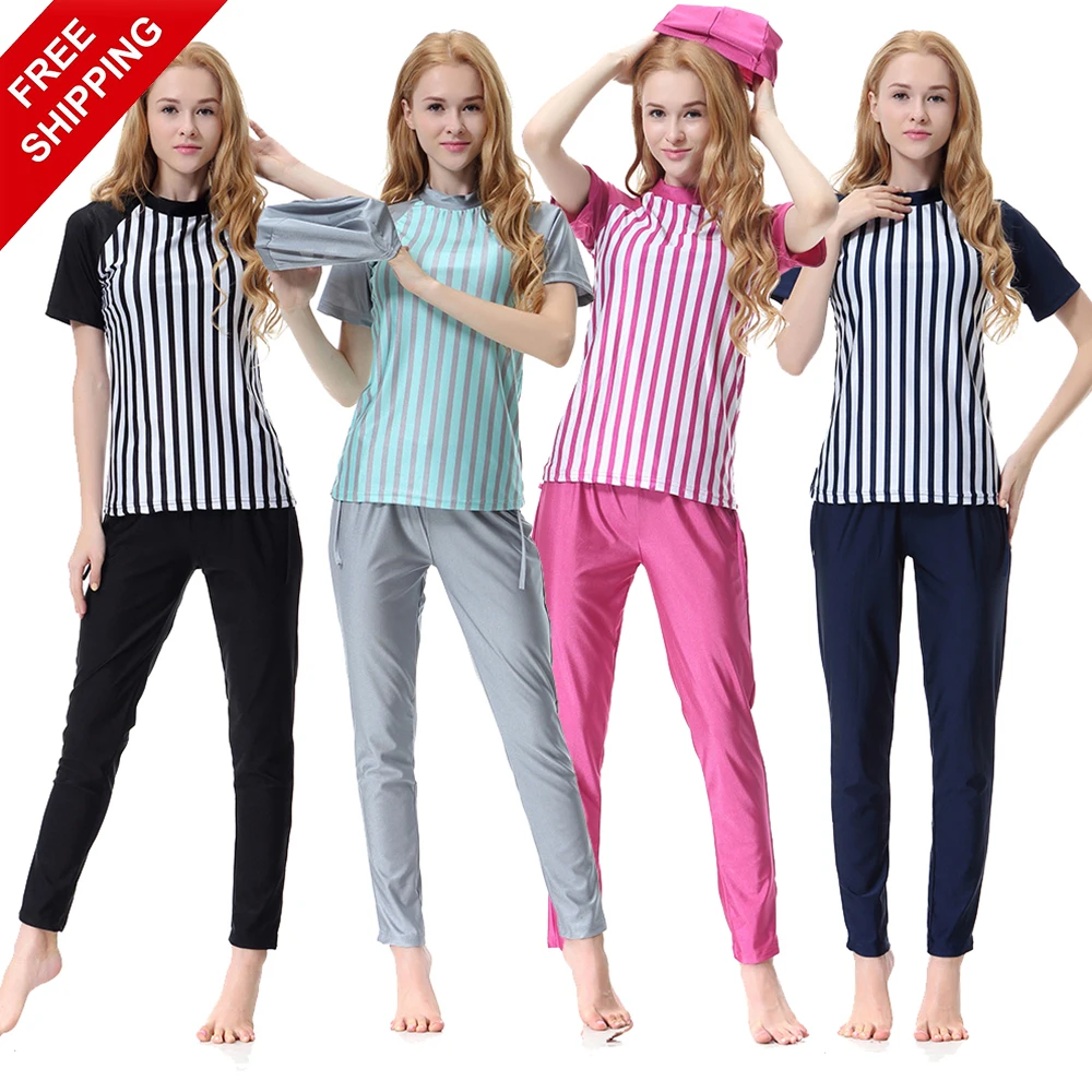 FREE SHIPPING 2020 Conservative Highly Elastic Short Sleeve Three-Piece Muslim Islamic Women Swimwear Swimsuit With Swimming Hat, Black,navy,gray,rose red
FREE SHIPPING 2020 Conservative Highly Elastic Short Sleeve Three-Piece Muslim Islamic Women Swimwear Swimsuit With Swimming Hat, Black,navy,gray,rose red