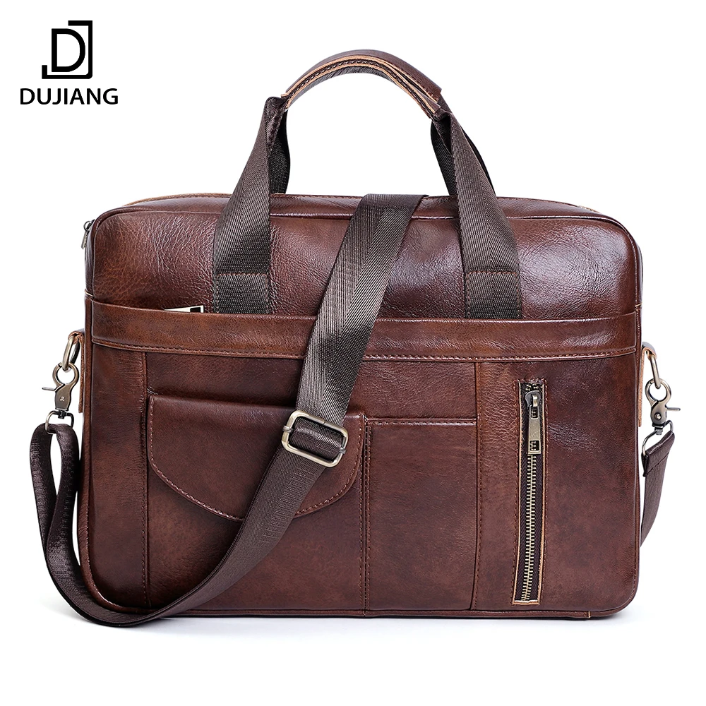 DUJIANG Genuine Leather Business Crossbody Computer Handbags Single Shoulder Messenger Bag Men Leather Bag Laptop Briefcases, Coffee,brown
DUJIANG Genuine Leather Business Crossbody Computer Handbags Single Shoulder Messenger Bag Men Leather Bag Laptop Briefcases, Coffee,brown