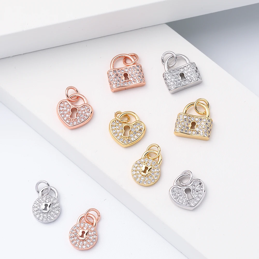 Wholesale designer heart lock jewelry accessories diy jewelry making charms for necklace jewelry accessories making
Wholesale designer heart lock jewelry accessories diy jewelry making charms for necklace jewelry accessories making
