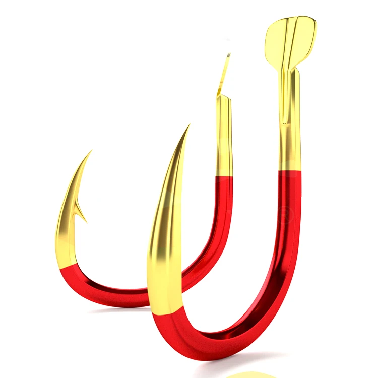 Original big red gold barbed non-barbed fishing hook octopus set jigging stainless steel, Black chrome / tin
Original big red gold barbed non-barbed fishing hook octopus set jigging stainless steel, Black chrome / tin