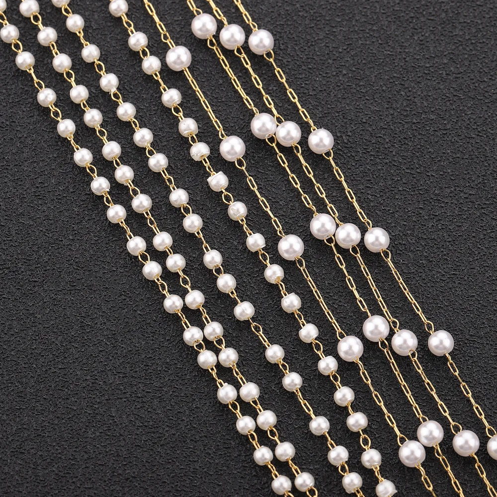 wholesale bulk14k 18k gold filled water resistant tarnish free stainless steel pearl chain roll for jewelry making
wholesale bulk14k 18k gold filled water resistant tarnish free stainless steel pearl chain roll for jewelry making
