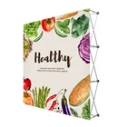 Tradeshow advertising booth customize tension fabric backdrop portable pop up display for trade show