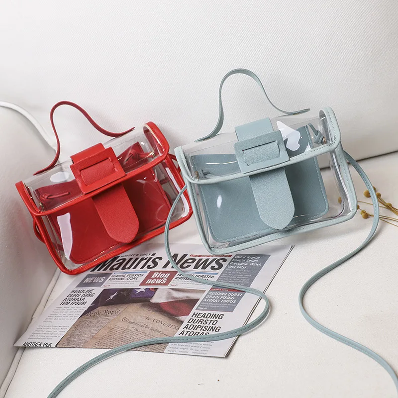 fashion all-match women's handbag large pin buckle messenger small bag Ladies transparent jelly small square bag, Yellow, red, green, blue, black, pink
fashion all-match women's handbag large pin buckle messenger small bag Ladies transparent jelly small square bag, Yellow, red, green, blue, black, pink