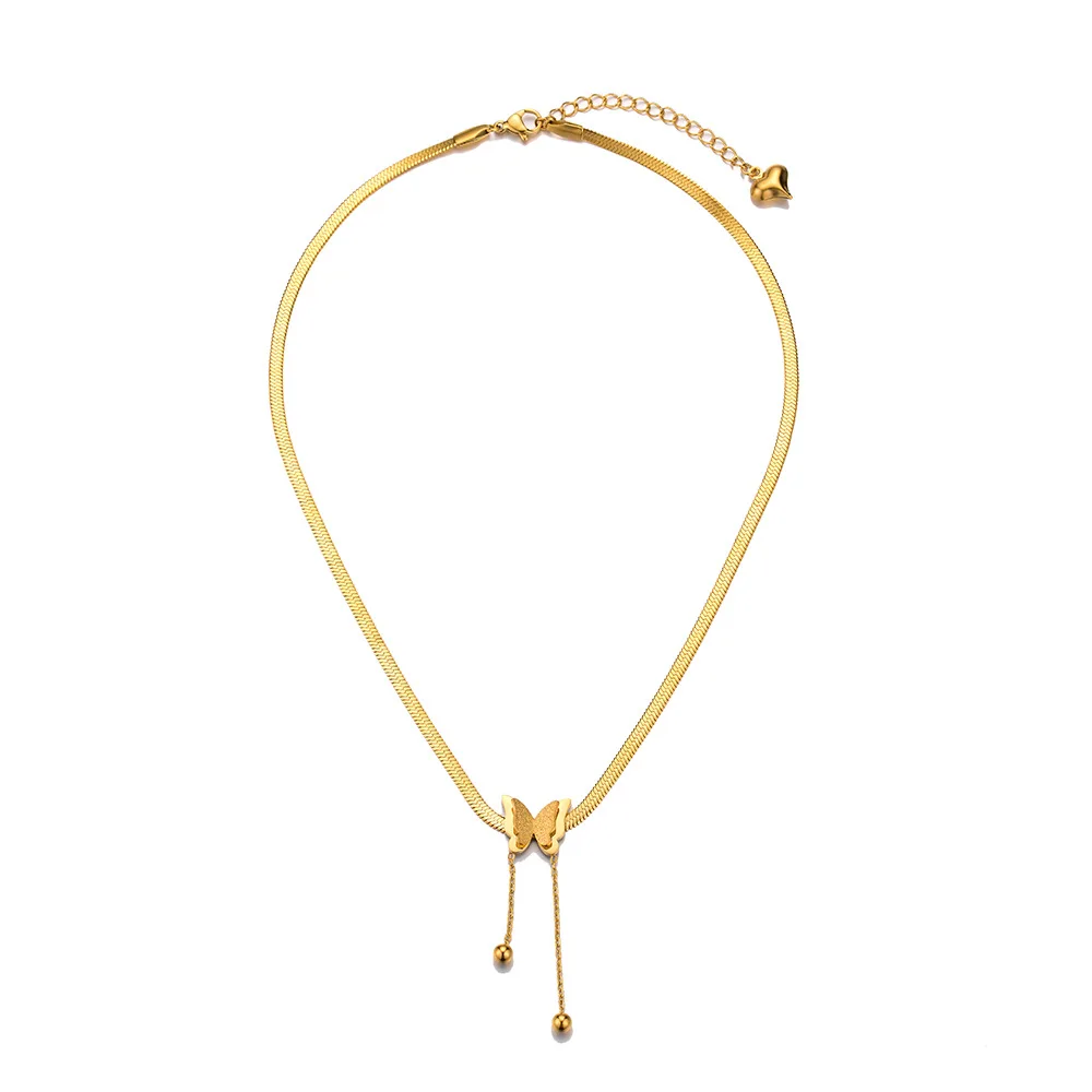 fashion 2020 trendy stereoscopic 3d chunky flat snake stainless steel gold butterfly chain necklace, Gold,etc
fashion 2020 trendy stereoscopic 3d chunky flat snake stainless steel gold butterfly chain necklace, Gold,etc