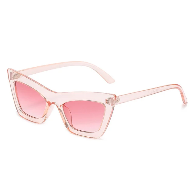Fashion Cat Eye Sunglasses Women Jelly Color Eyewear Clear Pink Tea Gradient Sun Glasses Men Trending Shades UV400, Picture shows
Fashion Cat Eye Sunglasses Women Jelly Color Eyewear Clear Pink Tea Gradient Sun Glasses Men Trending Shades UV400, Picture shows